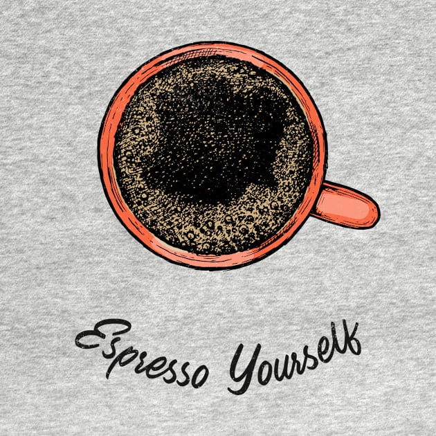 Espresso Coffee Lover Shirt Coffee Gift for Morning Person by mattserpieces